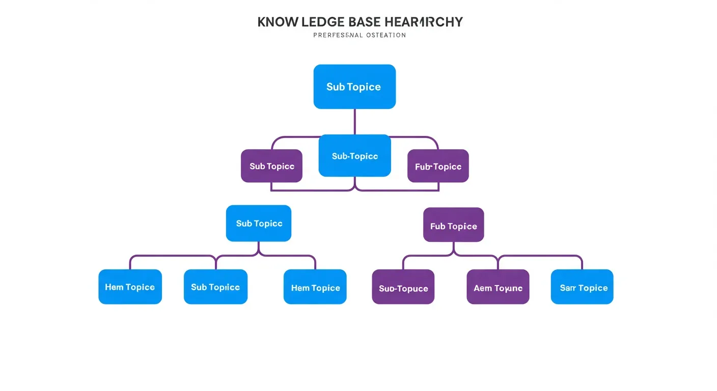 Before and after comparison of knowledge base content structure