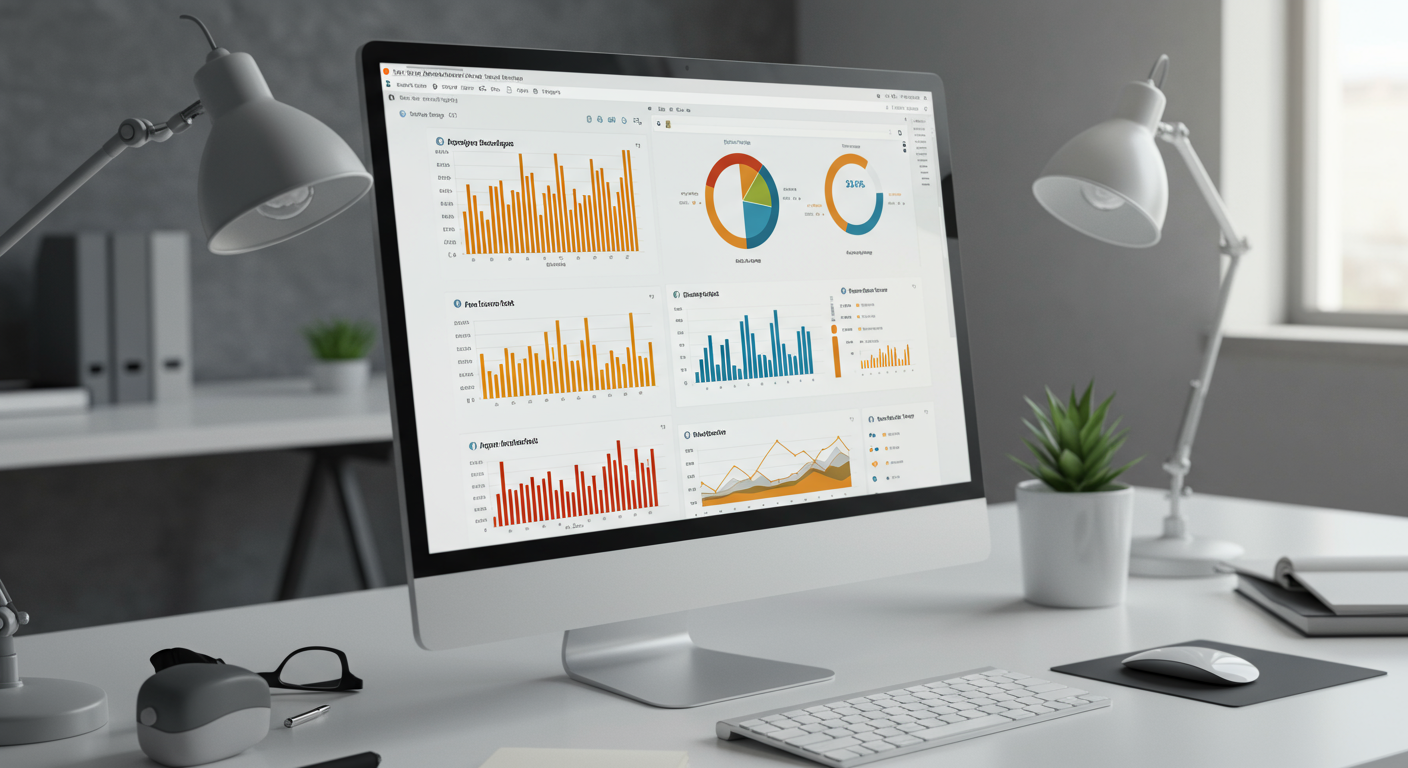 Analytics dashboard showing chat volume, lead conversion funnel, and CSAT scores